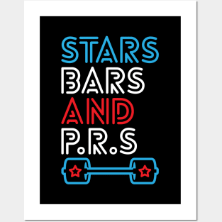 Stars, Bars And PRs Posters and Art